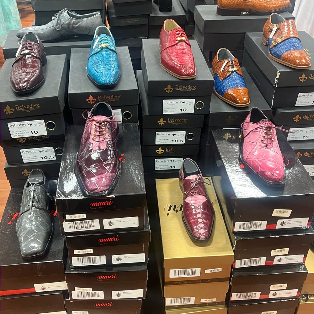 Men’s Exotic Skin Shoes Mauri Belvedere, Finnex, Mezlen, and Many Many More!!